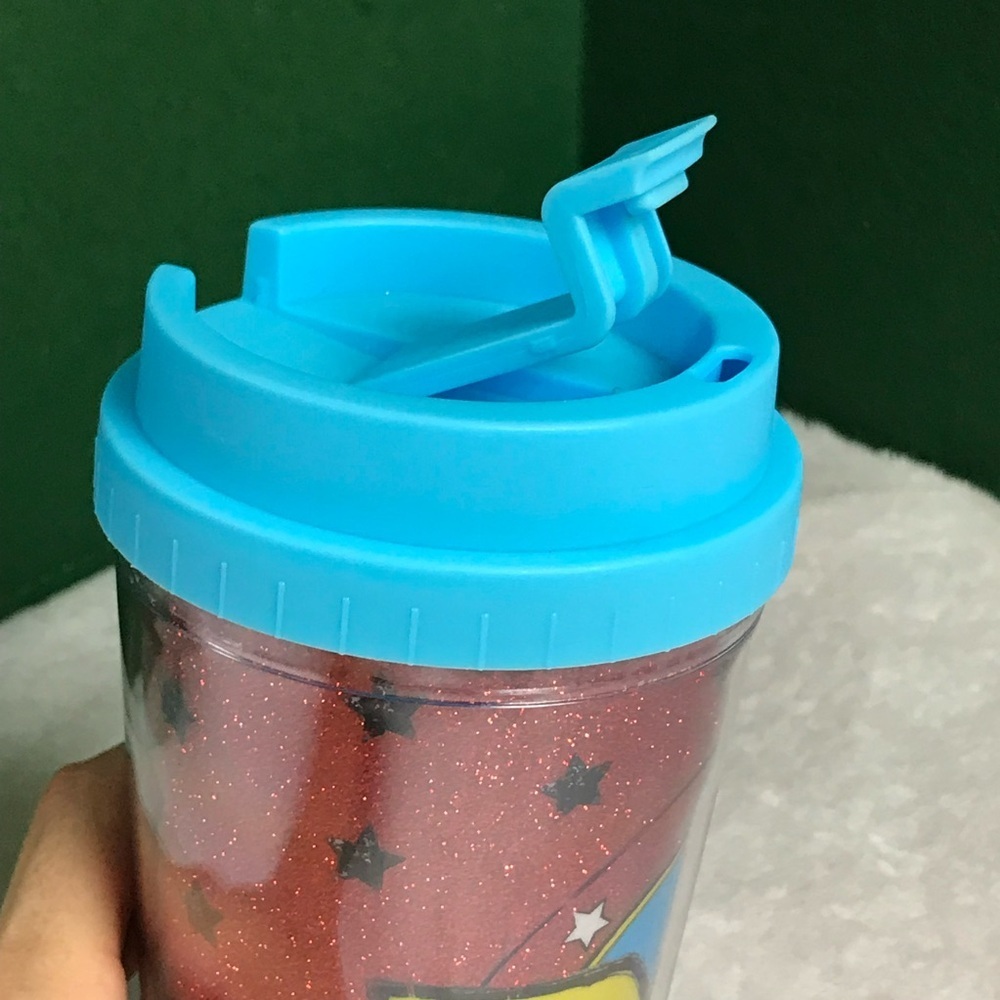 DC COMICS Wonder Woman Plastic Double Walled Tumbler With Lid 16 Oz 473 Ml New - Picture 11 of 16